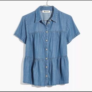Madewell Denim button down shirt